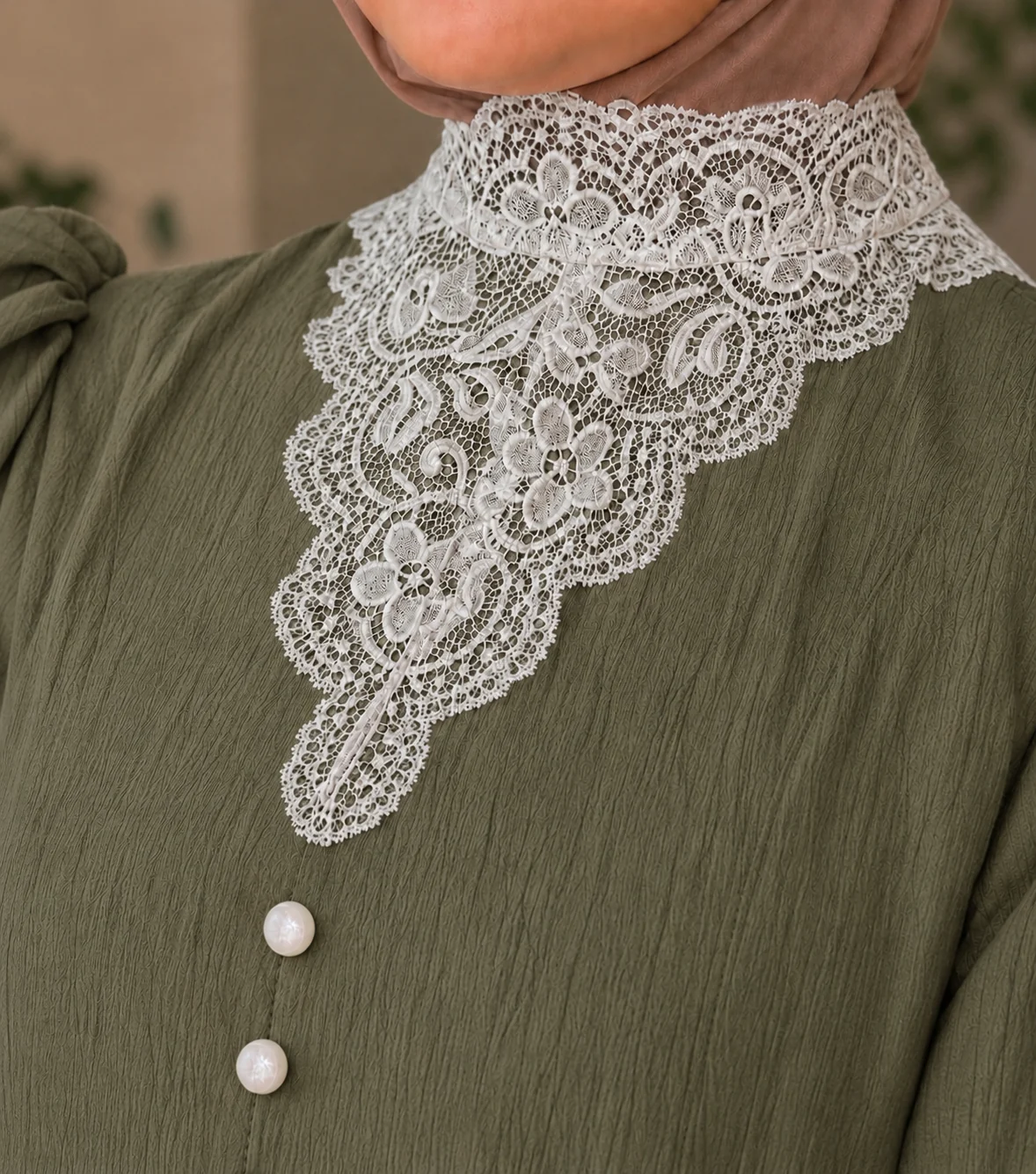 Robe olive green 2